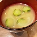 いやんのん＊'s cooksnap of when they made ばあちゃんの味☆胡瓜の味噌汁.