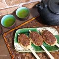 ３匹の大ぶたママ's cooksnap of when they made もち麦100%！おやつにも☆五平餅風.