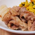 yukoko☆'s cooksnap of when they made 簡単節約お肉柔らか♪豚こまの甘辛味噌炒め.