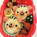 つぼくんママ's cooksnap of when they made リスくん＊キャラ弁.