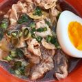 ☆★まりも☆★'s cooksnap of when they made ランチに簡単　丸源風肉そば❁つけめん.