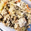 1男4女のママ's cooksnap of when they made ひき肉とシャキシャキ野菜たちの炒めもの.