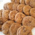 おかあちゃん。's cooksnap of when they made サクサクチョコクッキー♬卵不使用だよ♡.