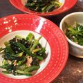 ゆーとの母's cooksnap of when they made ほうれん草とツナのごま和え.