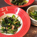 ゆーとの母's cooksnap of when they made ほうれん草とツナのごま和え.