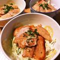 しのうさママ's cooksnap of when they made 柔らか♡甘辛ダレde豚ロース丼.