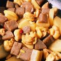 ＊thanks＊'s cooksnap of when they made 鳥ももと大根蒟蒻のピリ辛生姜炒め煮込み.
