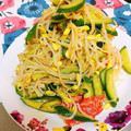 かわゆう1211's cooksnap of when they made 簡単副菜★もやし卵ハム胡瓜で冷やし中華風.