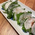 ケダン's cooksnap of when they made 簡単おつまみおやつ♪大根大葉の梅包み.