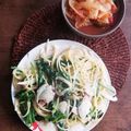 ふか谷's cooksnap of when they made 簡単♪ほうれん草のクリームパスタ♡.