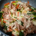 ポニーリボン's cooksnap of when they made 豚と小松菜と人参の味噌チーズ炒め.
