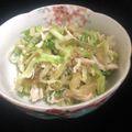 武士道56's cooksnap of when they made 自作！胡麻油香る蒸し鶏とザーサイ☆セブン.