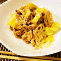 ｙｏｕ５'s cooksnap of when they made ✩蓮根と豚肉の甘辛味噌炒め✩.