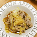 メルティローズ's cooksnap of when they made 超簡単！白菜と豚しゃぶの煮浸し.