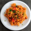 ひさかた's cooksnap of when they made 野菜パエリャ.
