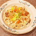 なつき☆ミ's cooksnap of when they made にんにくと和風だしの絶品節約焼きうどん♪.