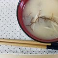 もりなみ's cooksnap of when they made フノリの味噌汁.