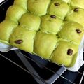 ノロノロ☆'s cooksnap of when they made かのこ入り抹茶ちぎりパン　HB.