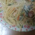 クックプ～'s cooksnap of when they made 生クリーム不要！具たっぷりクリームパスタ.