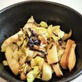 春のとまと's cooksnap of when they made 塩昆布で速攻♡キャベツとエリンギ炒め.