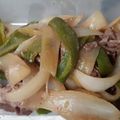 あきつま（杏花☆）'s cooksnap of when they made 【超簡単】牛肉と玉ねぎの甘辛柚子胡椒炒め.