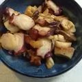 aizu_po's cooksnap of when they made タコとエリンギのガーリック炒め☆.