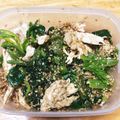 つね1000's cooksnap of when they made ウチのアレ♡がっつり鶏ほうれん草ゴマ和え.