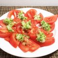 horseland's cooksnap of when they made トマトを美味しく食べるサラダ＊.