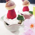 ☆はなちゃん☆☆'s cooksnap of when they made リトルミイ苺ショートケーキグラスデザート.