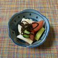 みじょーん's cooksnap of when they made トマト・胡瓜・長芋のわさび塩昆布和え.