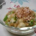 チエモン's cooksnap of when they made おくらなっとう長いも☆ねばねば.