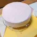 こまぷぅ〜's cooksnap of when they made バレンタイン・鬼滅の刃風、麻の葉柄ケーキ.