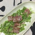 おはなすき's cooksnap of when they made 簡単！セロリの葉っぱサラダ.