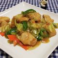 みかかめ's cooksnap of when they made ご飯がすすむ♬トロ〜リ鶏胸肉の塩野菜炒め.