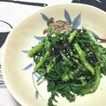 おはなすき's cooksnap of when they made 春菊と塩昆布のナムル.