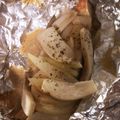 1児mamaちゃん's cooksnap of when they made 鮭ときのこのオイマヨホイル焼き.