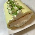 しげその's cooksnap of when they made クリームたっぷり✨ロールケーキ.