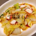 ♡мiчаⅵ♡⋆'s cooksnap of when they made 焼き白菜とタコのガーリックオイル。.