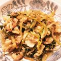 そうはなつき's cooksnap of when they made 150円未満！豚もやし豆苗のポン酢炒め☆.