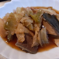ｋａｍｉｙａｍａ's cooksnap of when they made ぶりあらとかきのすき焼きうどん！.