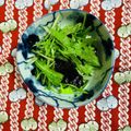ankotetu's cooksnap of when they made 水菜と海苔のわさび和え.