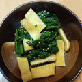 かりんこにゃんくん's cooksnap of when they made ほうれん草と＊カリカリ＊油揚げの和え物.