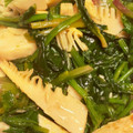 とっとのキッチン's cooksnap of when they made 筍とほうれん草炒め.