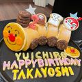 vmachikov's cooksnap of when they made 誕生日に！アンパンマン列車ケーキ.
