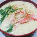 くりすたるけいこ's cooksnap of when they made 豆乳＋温麺＝とうにゅうめん.