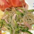 みつまる3232's cooksnap of when they made もやしとハムきゅうりのさっぱり中華和え☆.