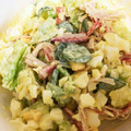 ねねみーこ's cooksnap of when they made 卵とハムときゅうりとキャベツのサラダ.