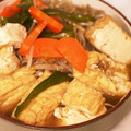 ナピト's cooksnap of when they made 万願寺唐辛子と厚揚げ・もやしの土佐煮♪.
