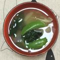 おはなすき's cooksnap of when they made 新玉ねぎとスナップエンドウの味噌汁♪.