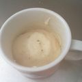 みほきのこ's cooksnap of when they made 小さめ＊マグカップケーキ/HM、卵不使用.